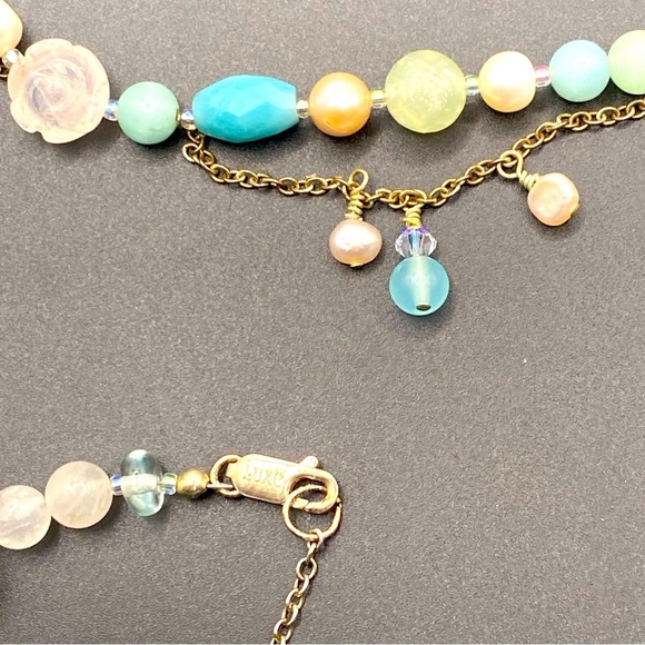 Luxe 925 sterling silver Glass bead jewelry Necklace’s& bracelet - Picture 11 of 11